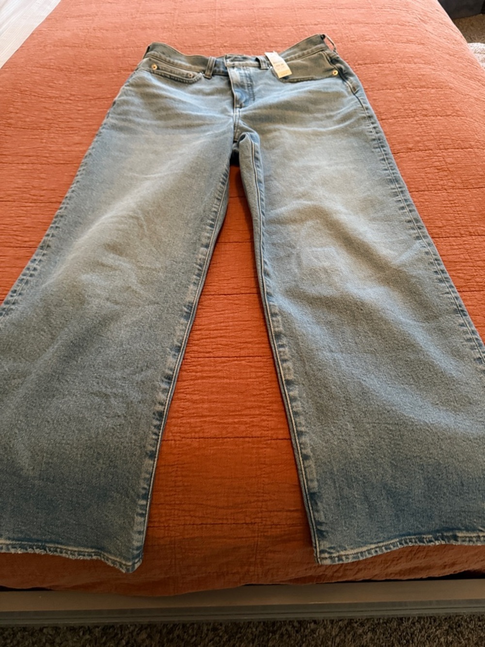 J. Crew Light Blue Slim Wide Jeans